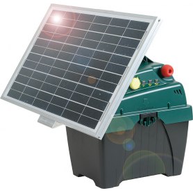 Solarmodul mit Halter für MaxiBox