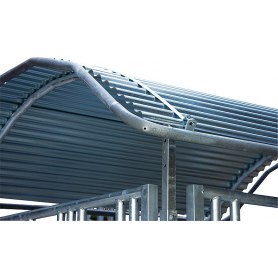 Dachkanten-Schutzbügel für Großballenraufen von Patura